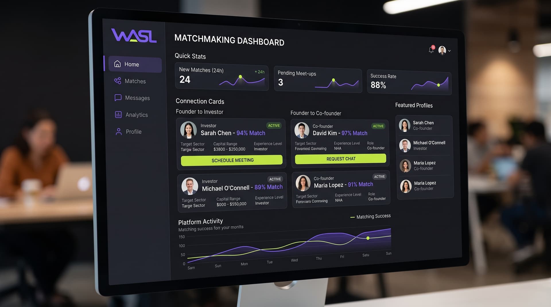 WASL Network 2K Matchmaking Platform